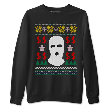 Air Force 3 Low x Nigo shirts to match jordans Christmas Gangster Ugly Sweater sneaker match tees Air Force 3 Blue Void and Tour Yellow match shoes to clothes SNRT Sneaker Tees unisex cotton Black 2 shirts