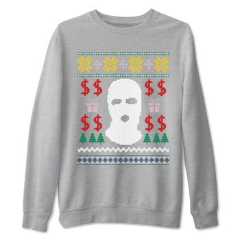 Air Force 3 Low x Nigo shirts to match jordans Christmas Gangster Ugly Sweater sneaker match tees Air Force 3 Blue Void and Tour Yellow match shoes to clothes SNRT Sneaker Tees unisex cotton Heather Grey 2 shirts