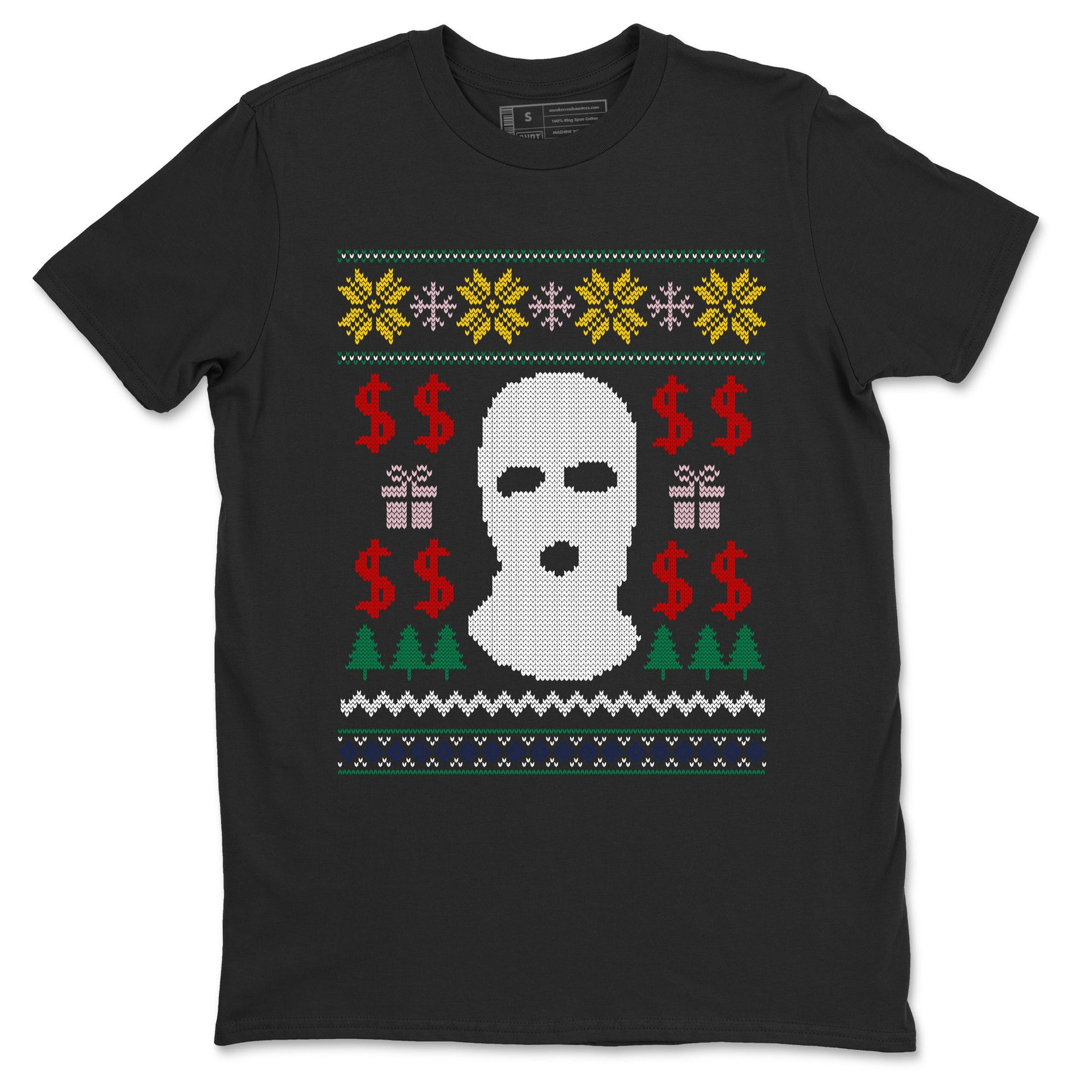 Air Force 3 Low x Nigo shirts to match jordans Christmas Gangster Ugly Sweater sneaker match tees Air Force 3 Blue Void and Tour Yellow match shoes to clothes SNRT Sneaker Tees unisex cotton Black 2 shirts