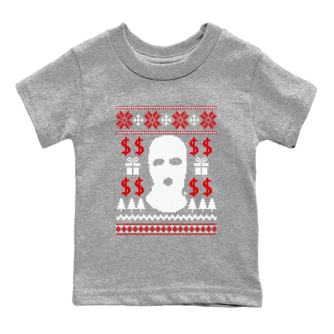 1s Black Toe Reimagined shirts to match jordans Gangster Ugly Sweater sneaker match tees Air Jordan 1 Retro High Black Toe Reimagined match shoes to clothes SNRT Sneaker Tees Youth Baby Heather Grey 2 tee