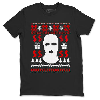 1s Black Toe Reimagined shirts to match jordans Gangster Ugly Sweater sneaker match tees Air Jordan 1 Retro High Black Toe Reimagined match shoes to clothes SNRT Sneaker Tees unisex cotton Black 2 shirts