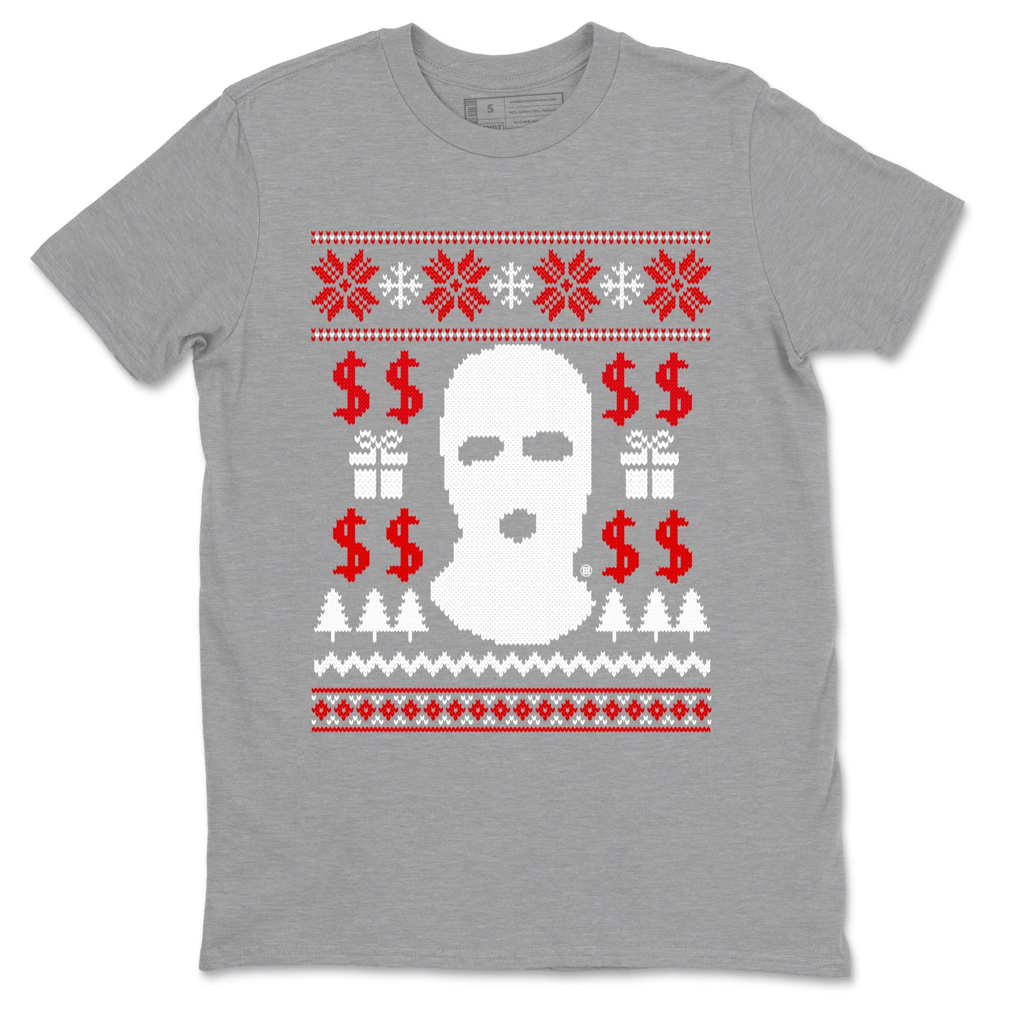 1s Black Toe Reimagined shirts to match jordans Gangster Ugly Sweater sneaker match tees Air Jordan 1 Retro High Black Toe Reimagined match shoes to clothes SNRT Sneaker Tees unisex cotton Heather Grey 2 shirts