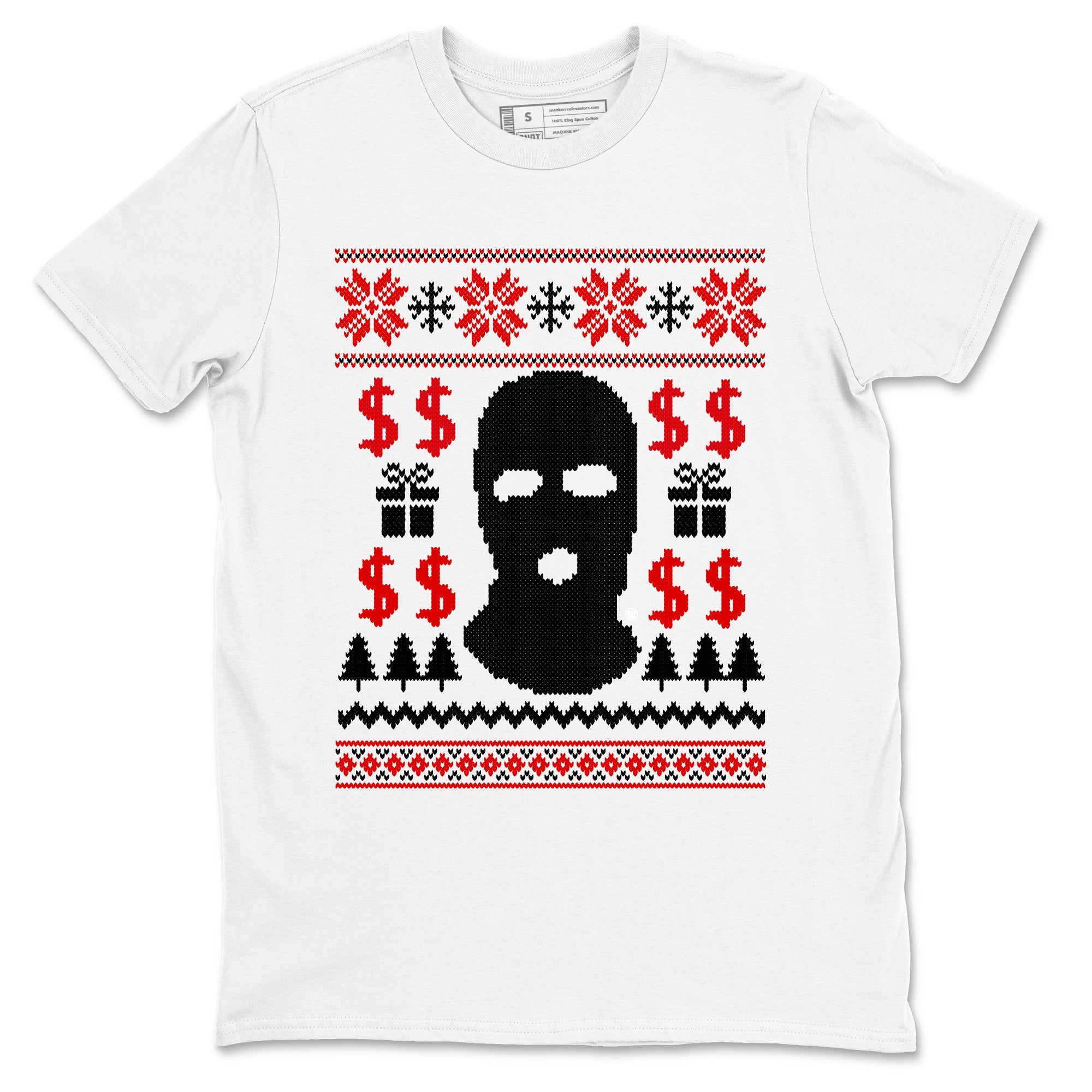 1s Black Toe Reimagined shirts to match jordans Gangster Ugly Sweater sneaker match tees Air Jordan 1 Retro High Black Toe Reimagined match shoes to clothes SNRT Sneaker Tees unisex cotton White 2 shirts