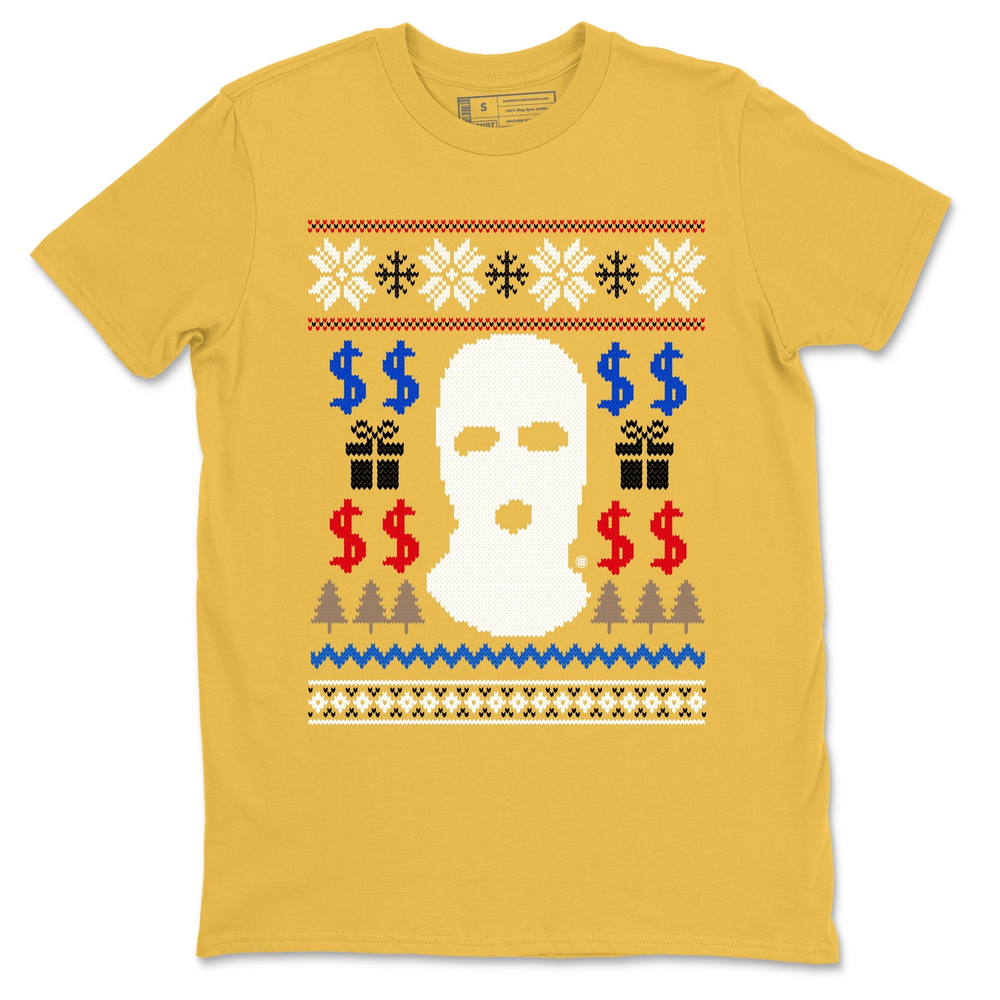 1s Travis Scott Canary shirts to match jordans Gangster Ugly Sweater sneaker match tees Air Jordan 1 Low OG Travis Scott Canary match shoes to clothes SNRT Sneaker Tees unisex cotton Daisy 2 shirts