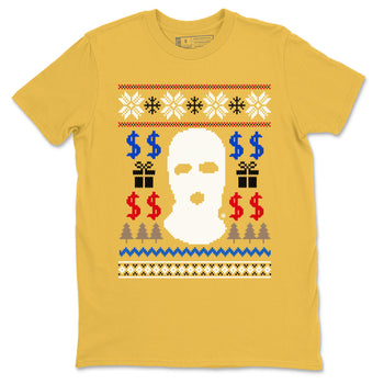 1s Travis Scott Canary shirts to match jordans Gangster Ugly Sweater sneaker match tees Air Jordan 1 Low OG Travis Scott Canary match shoes to clothes SNRT Sneaker Tees unisex cotton Daisy 2 shirts