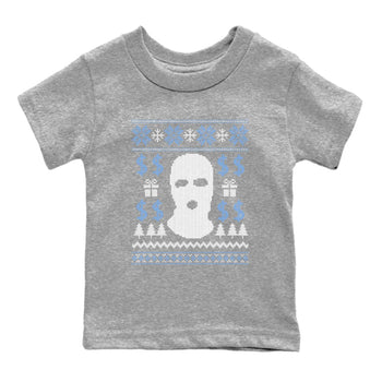 11s Legend Blue shirts to match jordans Christmas Gangster Ugly Sweater sneaker match tees Air Jordan 11 Retro Legend Blue match shoes to clothes SNRT Sneaker Tees Youth Baby Heather Grey 2 tee