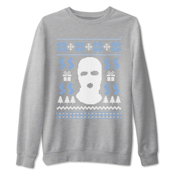11s Legend Blue shirts to match jordans Christmas Gangster Ugly Sweater sneaker match tees Air Jordan 11 Retro Legend Blue match shoes to clothes SNRT Sneaker Tees unisex cotton Heather Grey 2 shirts
