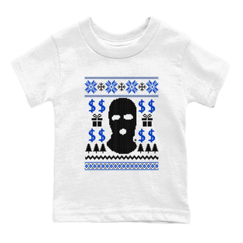 12s Blueberry shirts to match jordans Gangster Ugly Sweater sneaker match tees Air Jordan 12 Blueberry match shoes to clothes SNRT Sneaker Tees Youth Baby White 2 tee