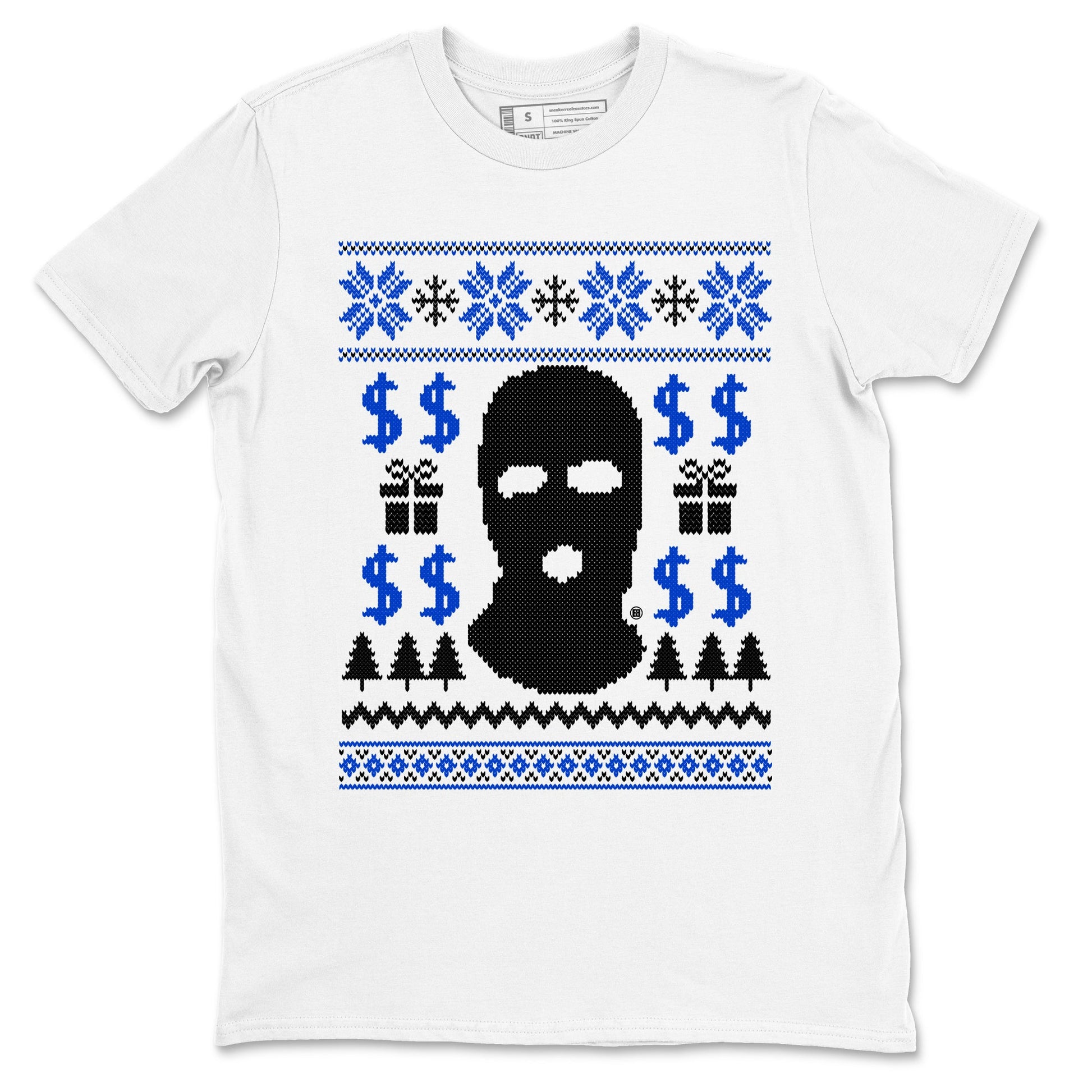 12s Blueberry shirts to match jordans Gangster Ugly Sweater sneaker match tees Air Jordan 12 Blueberry match shoes to clothes SNRT Sneaker Tees unisex cotton White 2 shirts