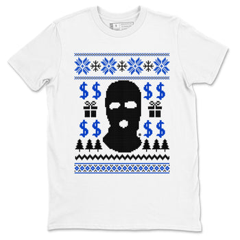 12s Blueberry shirts to match jordans Gangster Ugly Sweater sneaker match tees Air Jordan 12 Blueberry match shoes to clothes SNRT Sneaker Tees unisex cotton White 2 shirts
