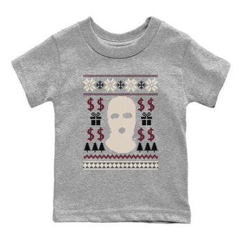 4s Retro A Ma Maniere x W.Y.W.S shirts to match jordans Gangster Ugly Sweater sneaker match tees Air Jordan 4 A Ma Maniere x Fossil Stone match shoes to clothes SNRT Sneaker Tees Youth Baby Heather Grey 2 tee