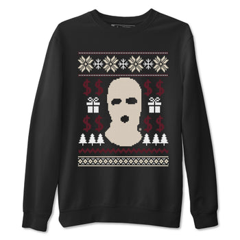 4s Retro A Ma Maniere x W.Y.W.S shirts to match jordans Gangster Ugly Sweater sneaker match tees Air Jordan 4 A Ma Maniere x Fossil Stone match shoes to clothes SNRT Sneaker Tees unisex cotton Black 2 shirts