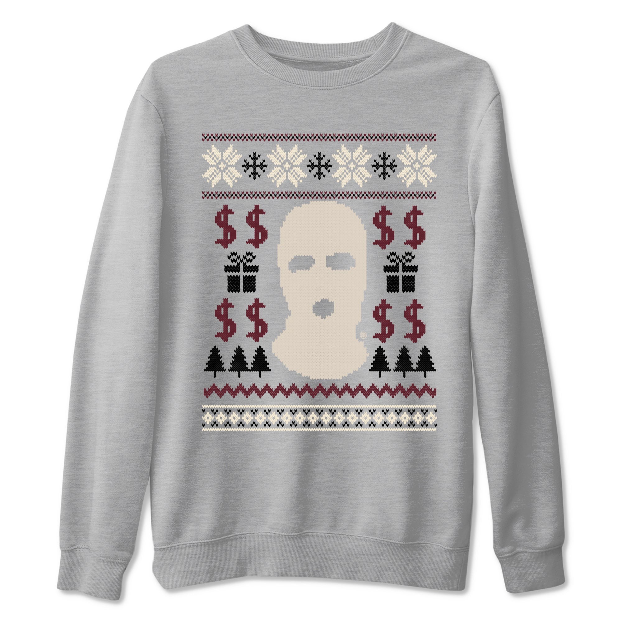 4s Retro A Ma Maniere x W.Y.W.S shirts to match jordans Gangster Ugly Sweater sneaker match tees Air Jordan 4 A Ma Maniere x Fossil Stone match shoes to clothes SNRT Sneaker Tees unisex cotton Heather Grey 2 shirts