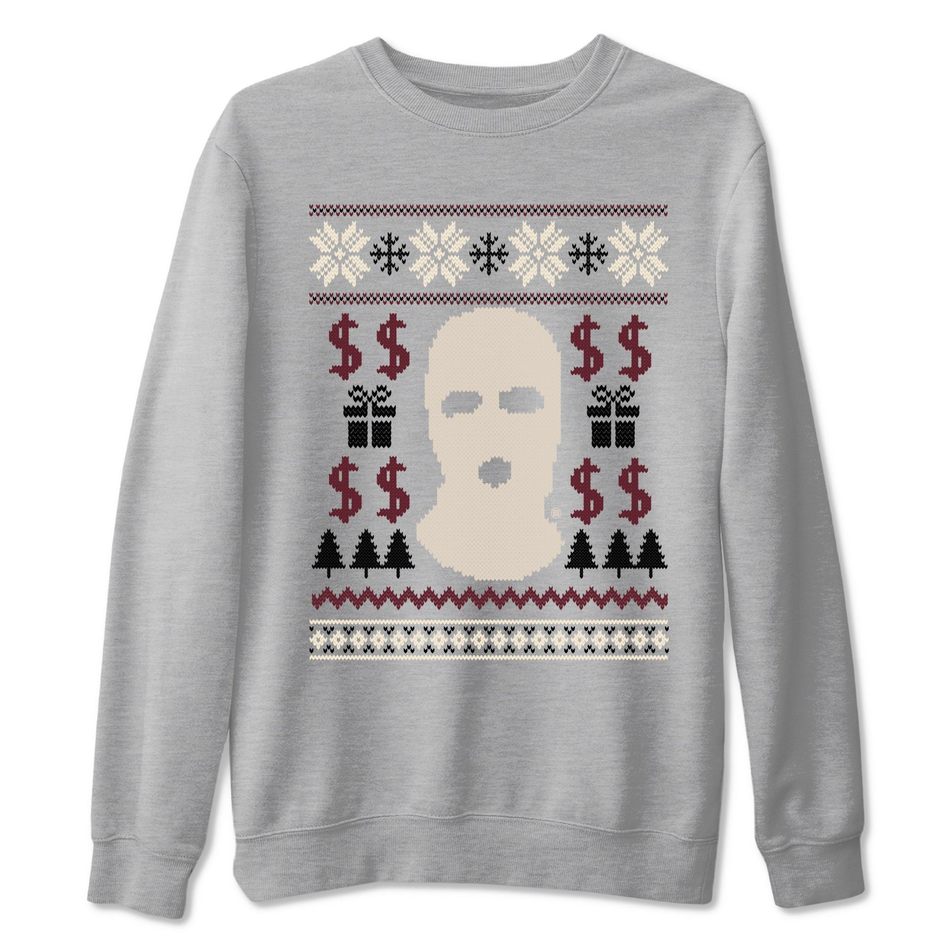 4s Retro A Ma Maniere x W.Y.W.S shirts to match jordans Gangster Ugly Sweater sneaker match tees Air Jordan 4 A Ma Maniere x Fossil Stone match shoes to clothes SNRT Sneaker Tees unisex cotton Heather Grey 2 shirts