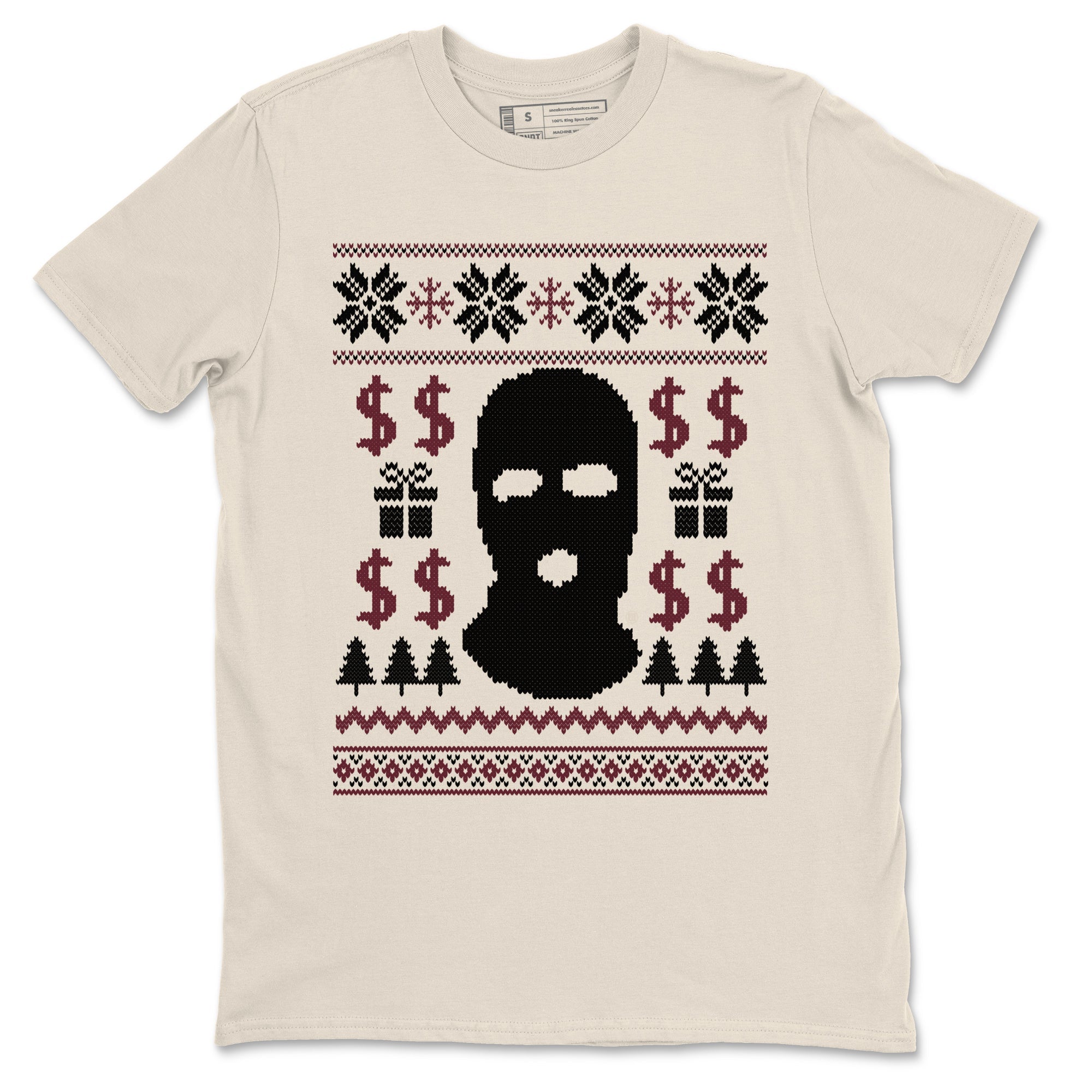 4s Retro A Ma Maniere x W.Y.W.S shirts to match jordans Gangster Ugly Sweater sneaker match tees Air Jordan 4 A Ma Maniere x Fossil Stone match shoes to clothes SNRT Sneaker Tees unisex cotton Natural 2 shirts