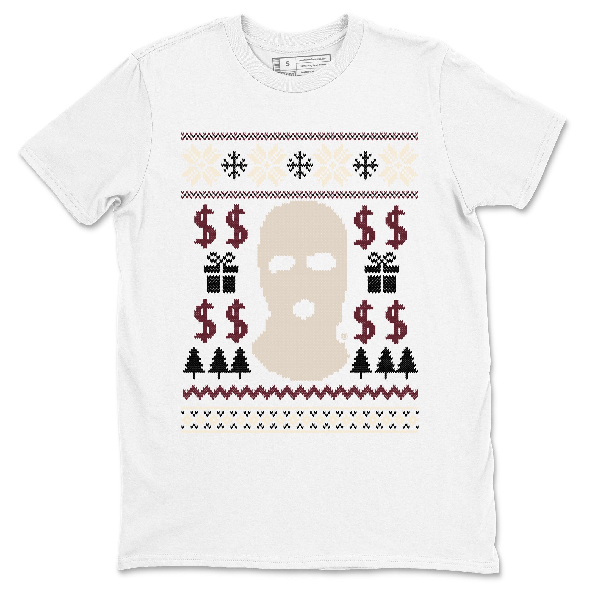4s Retro A Ma Maniere x W.Y.W.S shirts to match jordans Gangster Ugly Sweater sneaker match tees Air Jordan 4 A Ma Maniere x Fossil Stone match shoes to clothes SNRT Sneaker Tees unisex cotton White 2 shirts