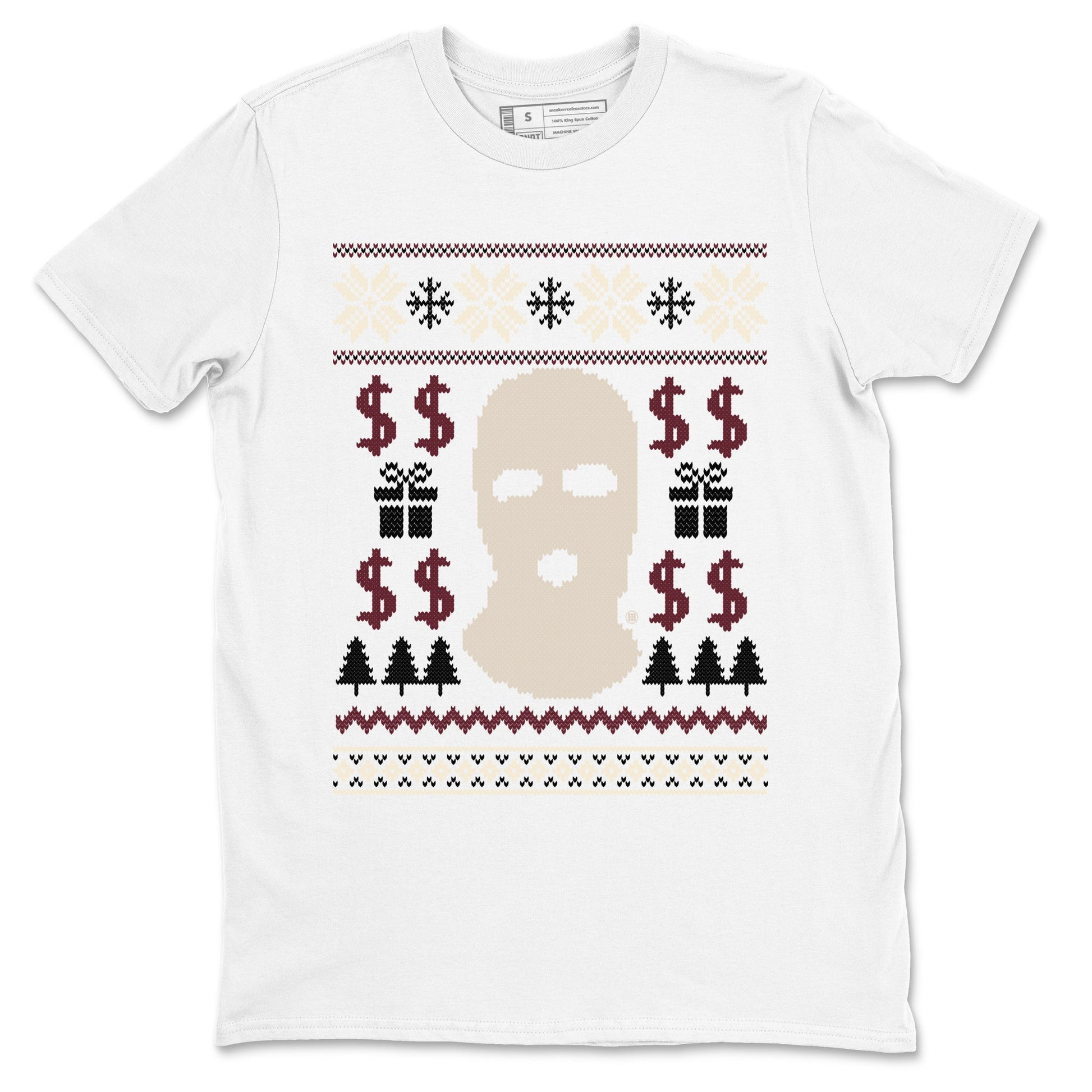 4s Retro A Ma Maniere x W.Y.W.S shirts to match jordans Gangster Ugly Sweater sneaker match tees Air Jordan 4 A Ma Maniere x Fossil Stone match shoes to clothes SNRT Sneaker Tees unisex cotton White 2 shirts