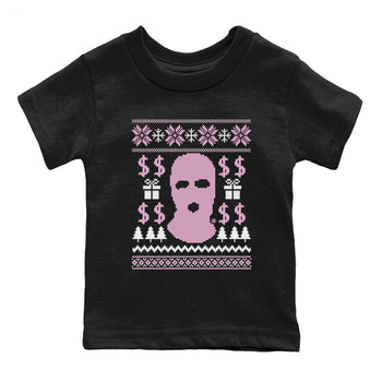 4s Retro Orchid shirts to match jordans Gangster Ugly Sweater sneaker match tees Air Jordan 4 WMNS Orchid match shoes to clothes SNRT Sneaker Tees Youth Baby Black 2 tee