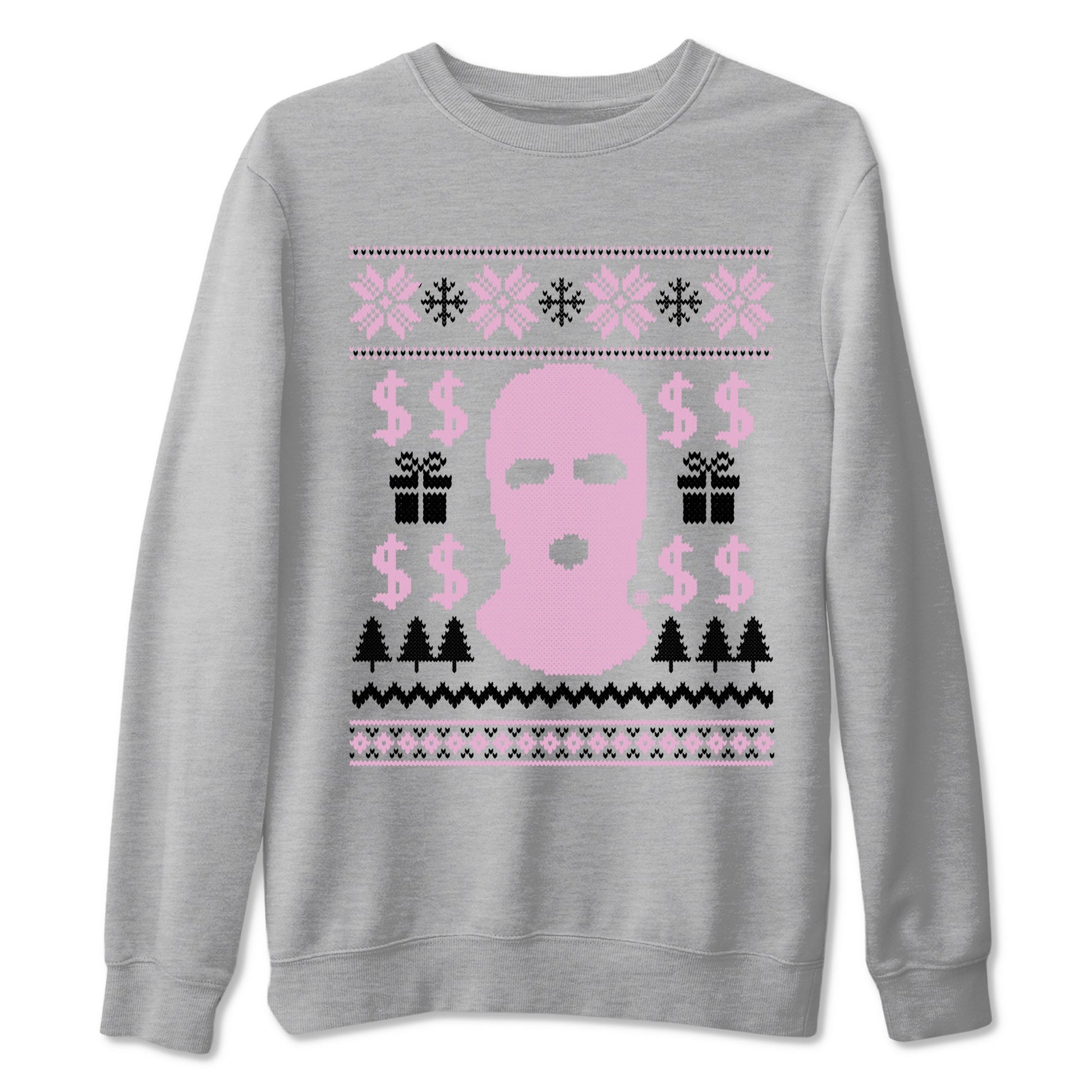 4s Retro Orchid shirts to match jordans Gangster Ugly Sweater sneaker match tees Air Jordan 4 WMNS Orchid match shoes to clothes SNRT Sneaker Tees unisex cotton Heather Grey 2 shirts