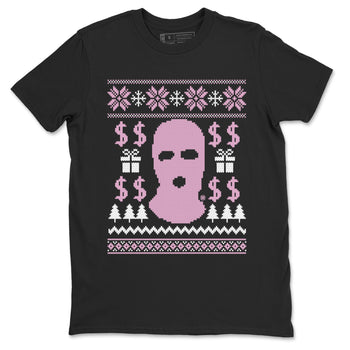 4s Retro Orchid shirts to match jordans Gangster Ugly Sweater sneaker match tees Air Jordan 4 WMNS Orchid match shoes to clothes SNRT Sneaker Tees unisex cotton Black 2 shirts