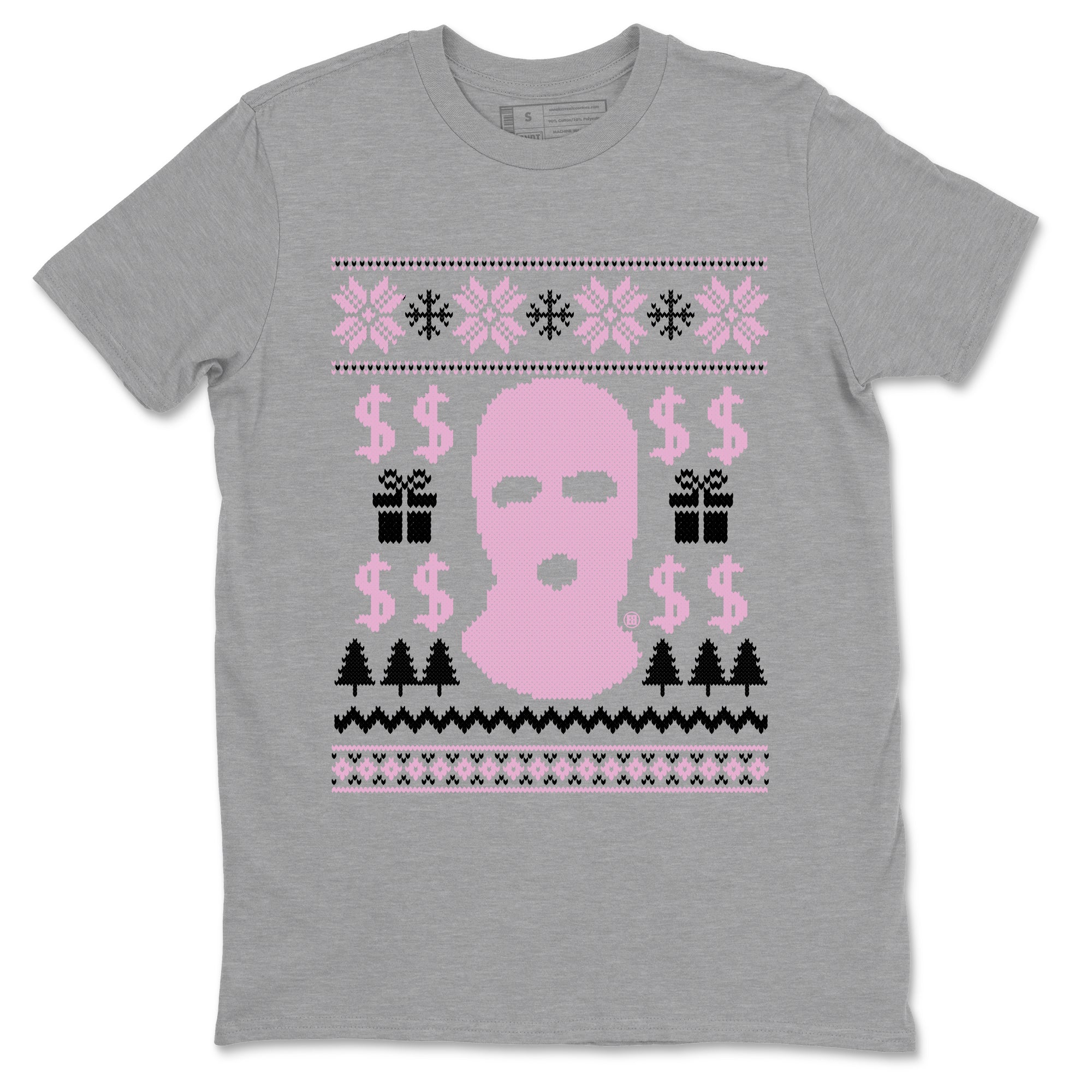 4s Retro Orchid shirts to match jordans Gangster Ugly Sweater sneaker match tees Air Jordan 4 WMNS Orchid match shoes to clothes SNRT Sneaker Tees unisex cotton Heather Grey 2 shirts