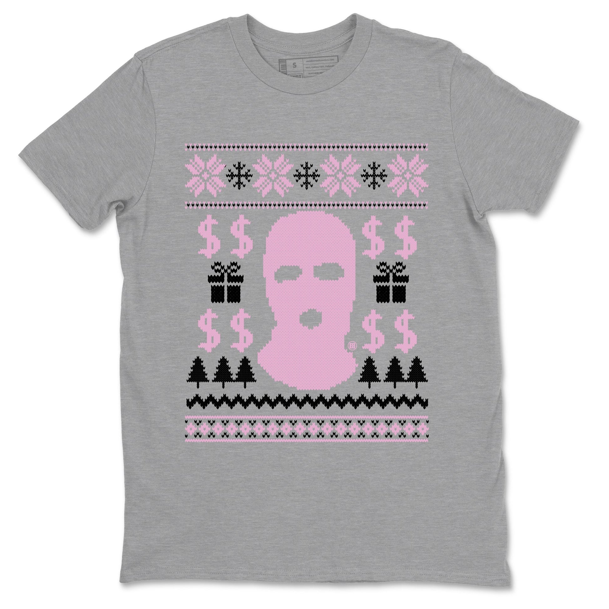 4s Retro Orchid shirts to match jordans Gangster Ugly Sweater sneaker match tees Air Jordan 4 WMNS Orchid match shoes to clothes SNRT Sneaker Tees unisex cotton Heather Grey 2 shirts