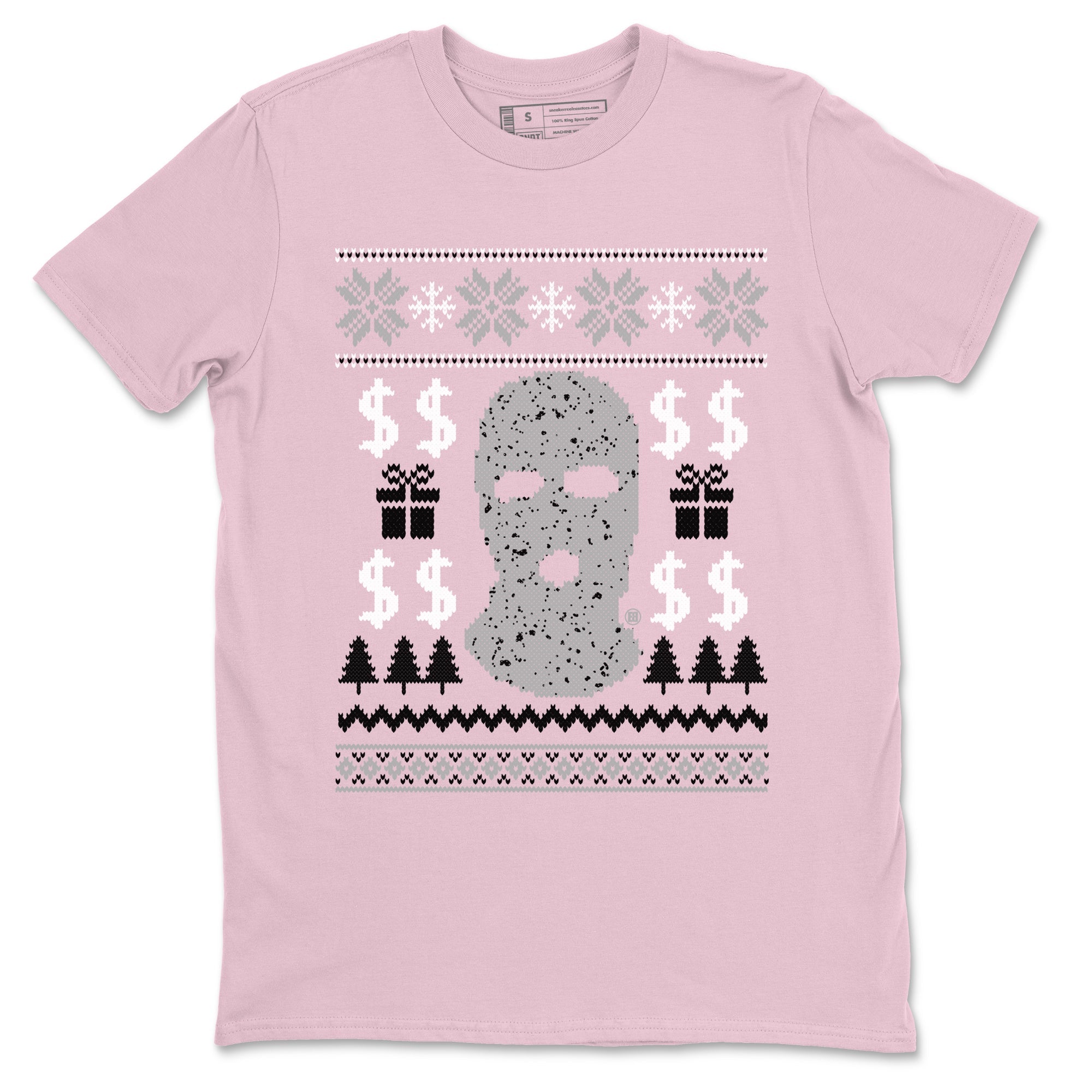 4s Retro Orchid shirts to match jordans Gangster Ugly Sweater sneaker match tees Air Jordan 4 WMNS Orchid match shoes to clothes SNRT Sneaker Tees unisex cotton Pink 2 shirts