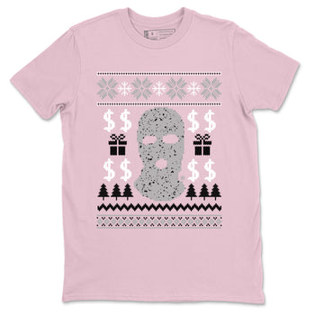 4s Retro Orchid shirts to match jordans Gangster Ugly Sweater sneaker match tees Air Jordan 4 WMNS Orchid match shoes to clothes SNRT Sneaker Tees unisex cotton Pink 2 shirts
