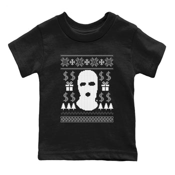 4s Wet Cement shirts to match jordans Gangster Ugly Sweater sneaker match tees Air Jordan 4 Retro SE Wet Cement match shoes to clothes SNRT Sneaker Tees Youth Baby Black 2 tee