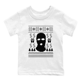 4s Wet Cement shirts to match jordans Gangster Ugly Sweater sneaker match tees Air Jordan 4 Retro SE Wet Cement match shoes to clothes SNRT Sneaker Tees Youth Baby White 2 tee