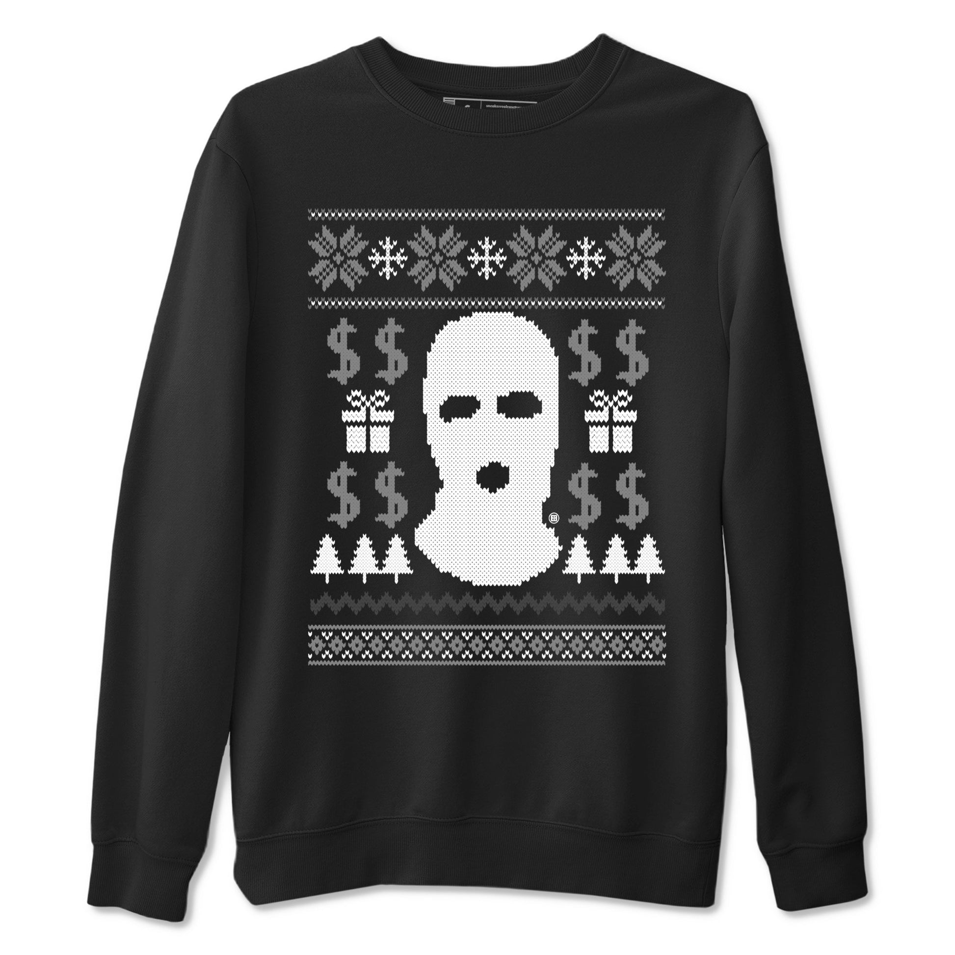 4s Wet Cement shirts to match jordans Gangster Ugly Sweater sneaker match tees Air Jordan 4 Retro SE Wet Cement match shoes to clothes SNRT Sneaker Tees unisex cotton Black 2 shirts