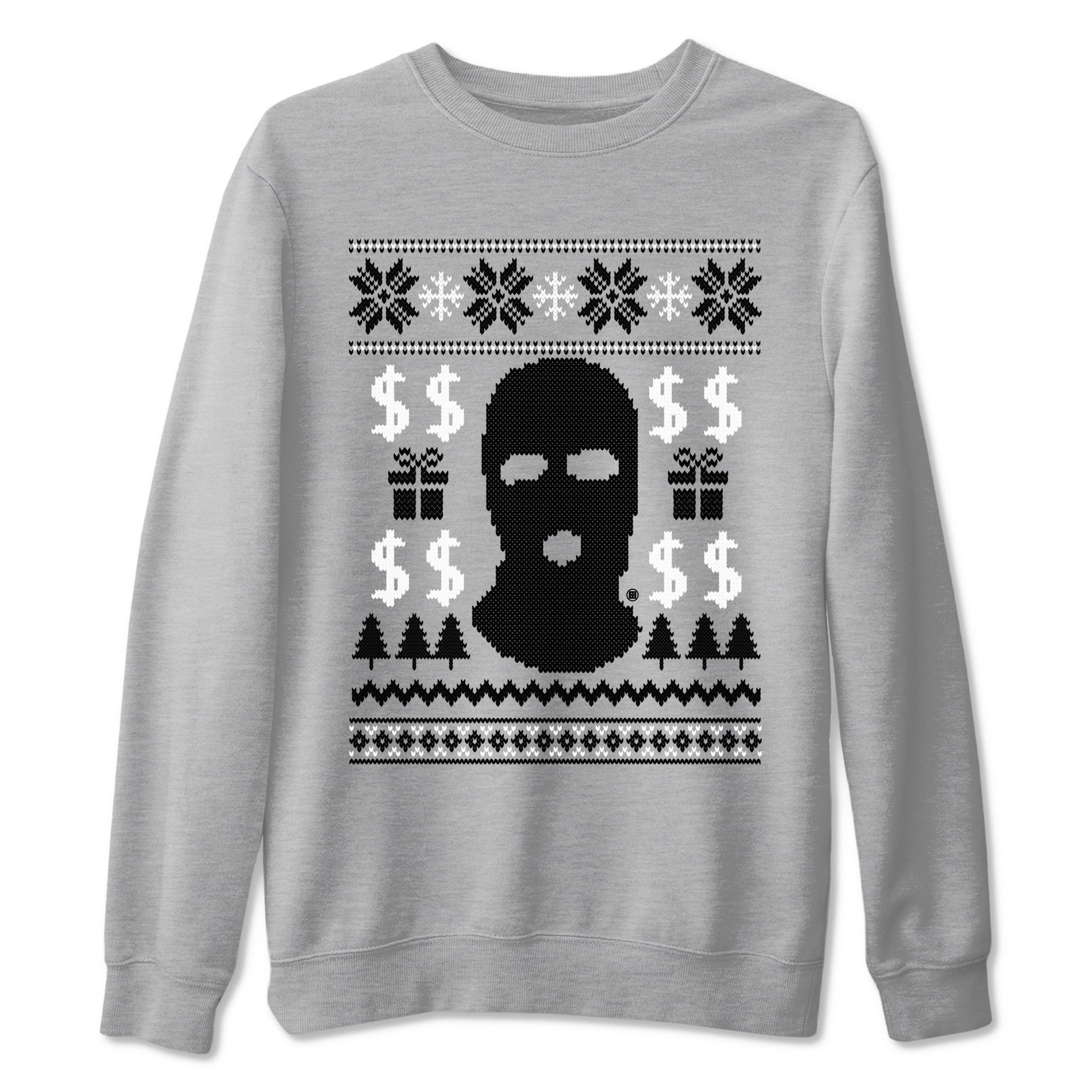 4s White Thunder shirts to match jordans Gangster Ugly Sweater sneaker match tees Air Jordan 4 Retro White Thunder match shoes to clothes SNRT Sneaker Tees unisex cotton Heather Grey 2 shirts