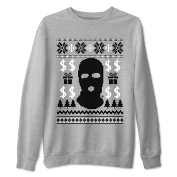 4s White Thunder shirts to match jordans Gangster Ugly Sweater sneaker match tees Air Jordan 4 Retro White Thunder match shoes to clothes SNRT Sneaker Tees unisex cotton Heather Grey 2 shirts
