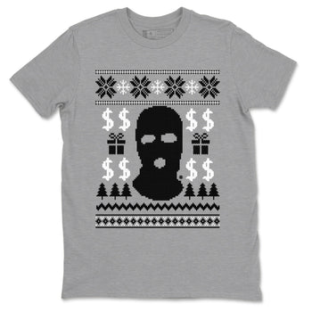 4s White Thunder shirts to match jordans Gangster Ugly Sweater sneaker match tees Air Jordan 4 Retro White Thunder match shoes to clothes SNRT Sneaker Tees unisex cotton Heather Grey 2 shirts