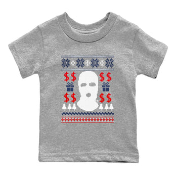 6s White And Midnight Navy shirts to match jordans Gangster Ugly Sweater sneaker match tees Air Jordan 6 Retro White And Midnight Navy match shoes to clothes SNRT Sneaker Tees Youth Baby Heather Grey 2 tee
