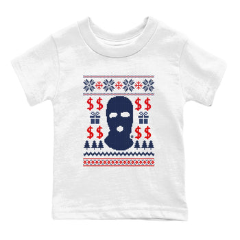 6s White And Midnight Navy shirts to match jordans Gangster Ugly Sweater sneaker match tees Air Jordan 6 Retro White And Midnight Navy match shoes to clothes SNRT Sneaker Tees Youth Baby White 2 tee