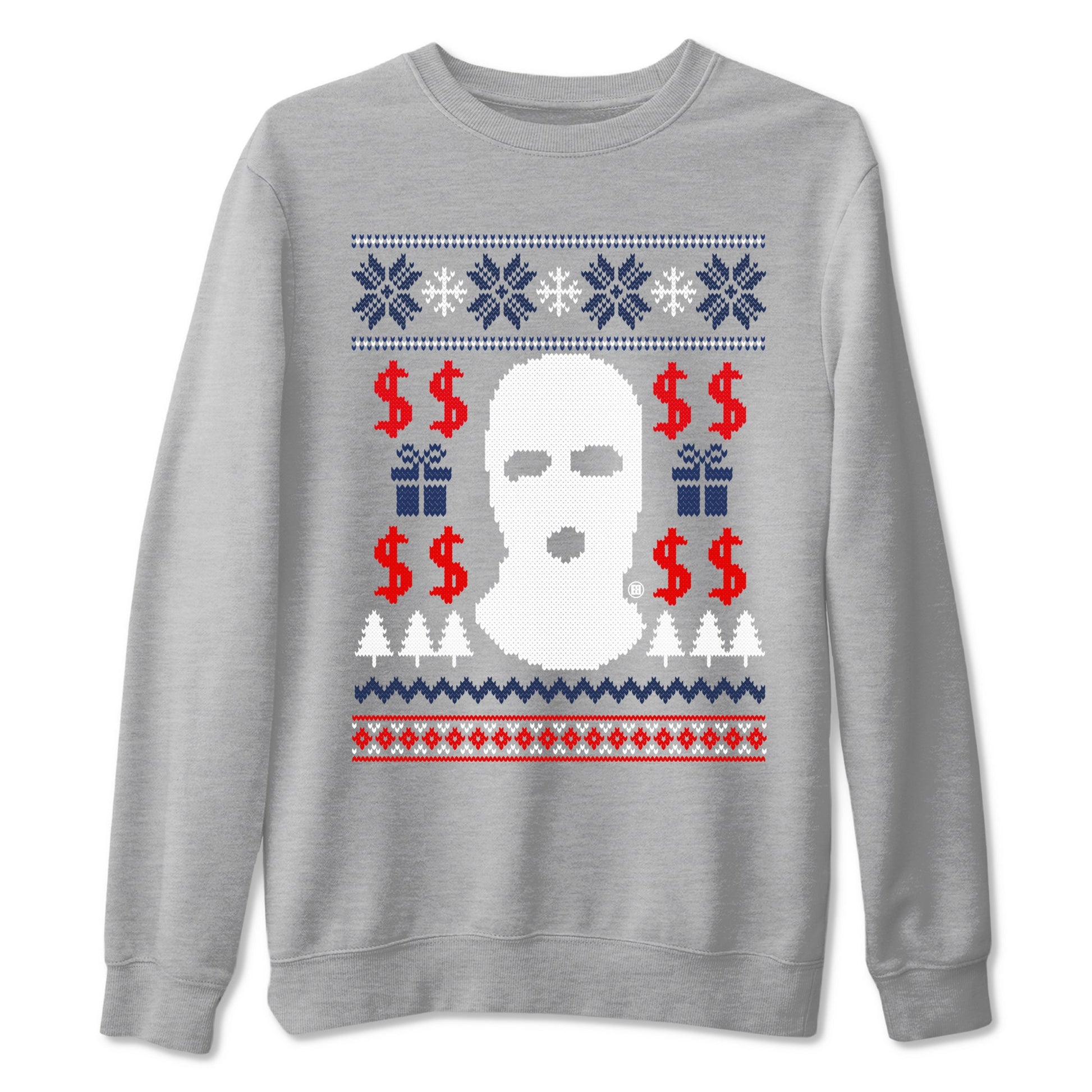 6s White And Midnight Navy shirts to match jordans Gangster Ugly Sweater sneaker match tees Air Jordan 6 Retro White And Midnight Navy match shoes to clothes SNRT Sneaker Tees unisex cotton Heather Grey 2 shirts