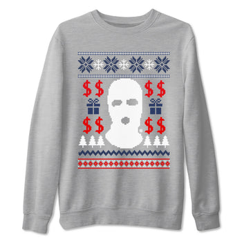 6s White And Midnight Navy shirts to match jordans Gangster Ugly Sweater sneaker match tees Air Jordan 6 Retro White And Midnight Navy match shoes to clothes SNRT Sneaker Tees unisex cotton Heather Grey 2 shirts