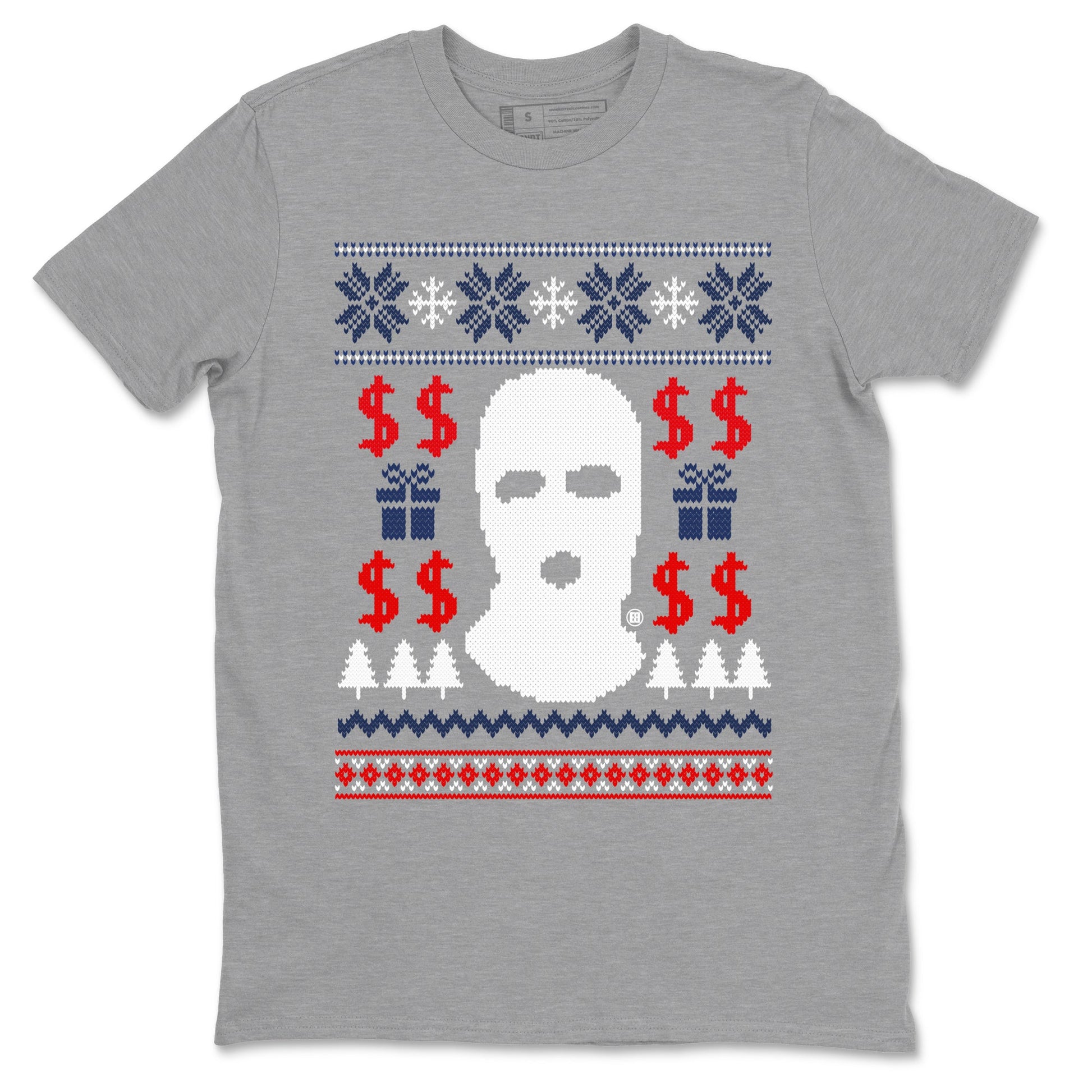 6s White And Midnight Navy shirts to match jordans Gangster Ugly Sweater sneaker match tees Air Jordan 6 Retro White And Midnight Navy match shoes to clothes SNRT Sneaker Tees unisex cotton Heather Grey 2 shirts