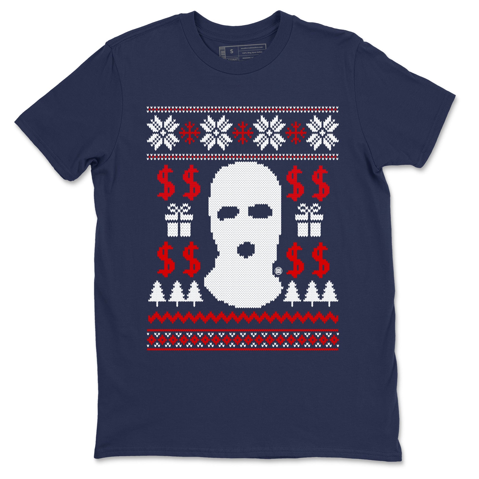 6s White And Midnight Navy shirts to match jordans Gangster Ugly Sweater sneaker match tees Air Jordan 6 Retro White And Midnight Navy match shoes to clothes SNRT Sneaker Tees unisex cotton Navy 2 shirts