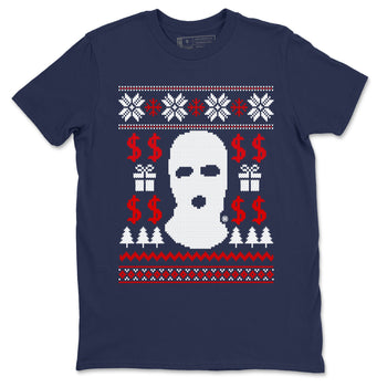 6s White And Midnight Navy shirts to match jordans Gangster Ugly Sweater sneaker match tees Air Jordan 6 Retro White And Midnight Navy match shoes to clothes SNRT Sneaker Tees unisex cotton Navy 2 shirts