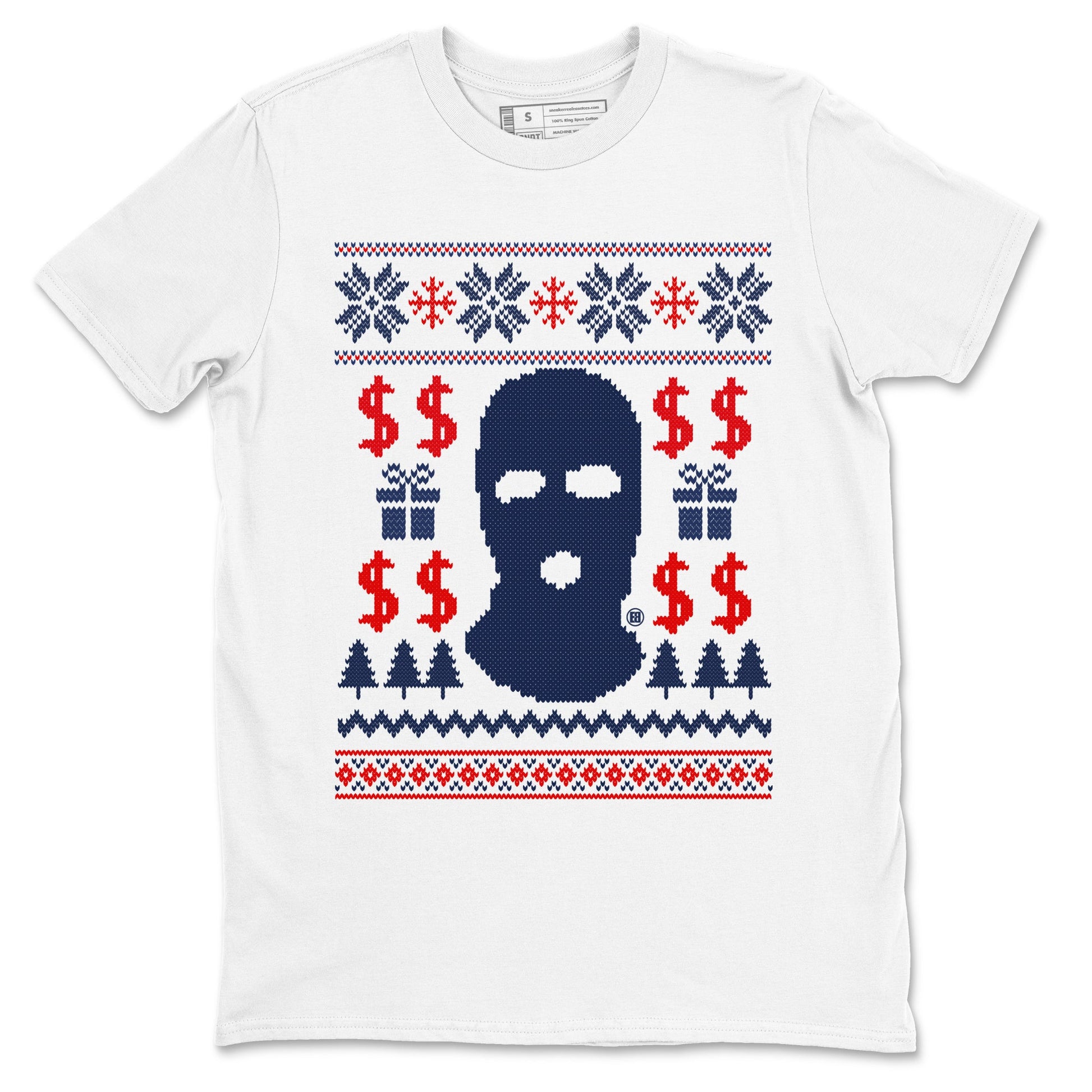 6s White And Midnight Navy shirts to match jordans Gangster Ugly Sweater sneaker match tees Air Jordan 6 Retro White And Midnight Navy match shoes to clothes SNRT Sneaker Tees unisex cotton White 2 shirts