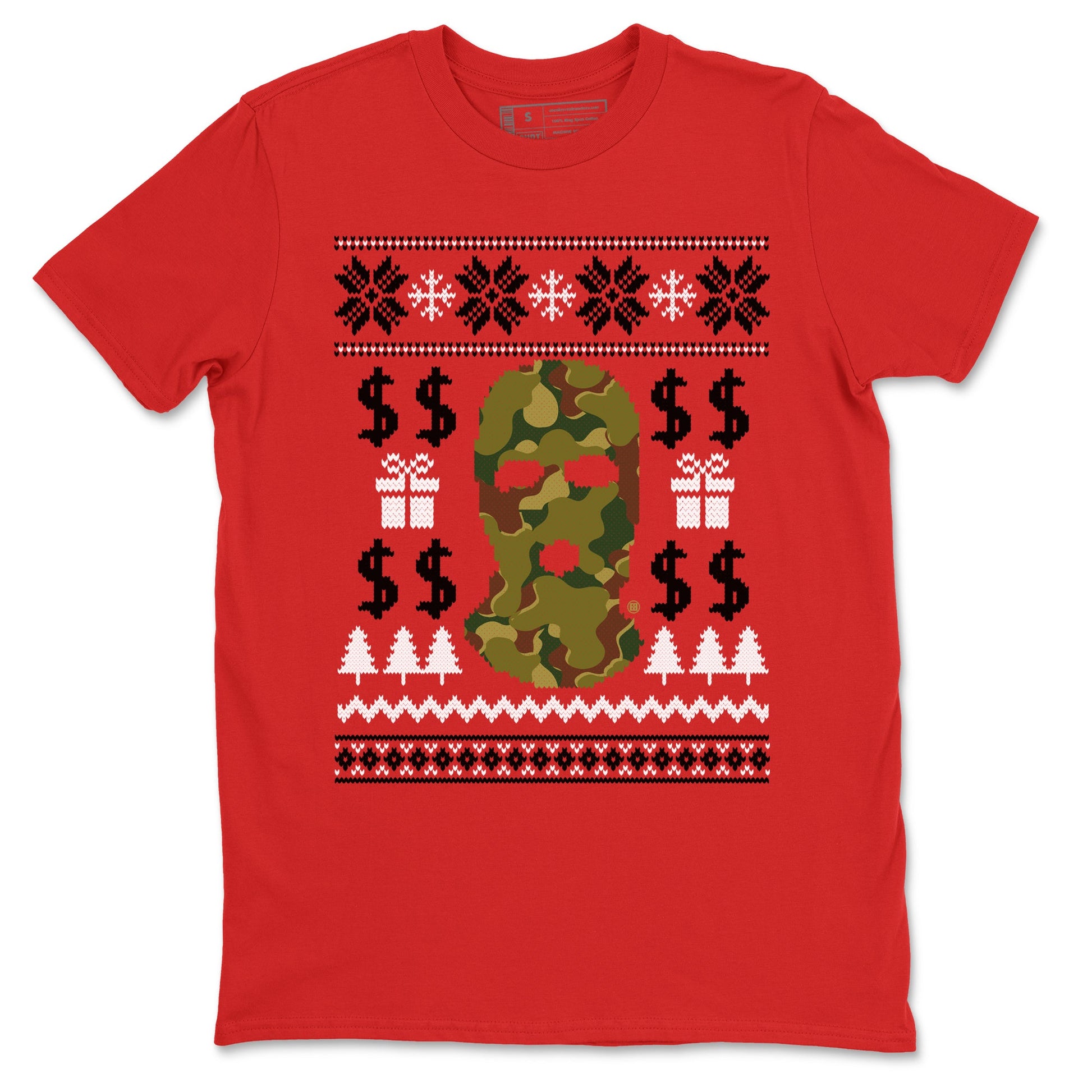Air Max 90 sp Reverse Duck Camo shirts to match jordans Gangster Ugly Sweater sneaker match tees Air Max 90 Reverse Duck Camo match shoes to clothes SNRT Sneaker Tees unisex cotton Red 2 shirts