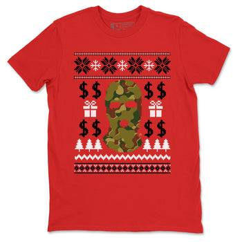Air Max 90 sp Reverse Duck Camo shirts to match jordans Gangster Ugly Sweater sneaker match tees Air Max 90 Reverse Duck Camo match shoes to clothes SNRT Sneaker Tees unisex cotton Red 2 shirts