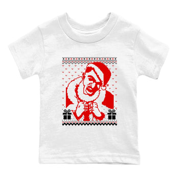 1s Black Toe Reimagined shirts to match jordans X Mas Gift Christmas Gangster Wrapper sneaker match tees Air Jordan 1 High OG Black Toe Reimagined match shoes to clothes SNRT Sneaker Tees Youth Baby White 2 tee