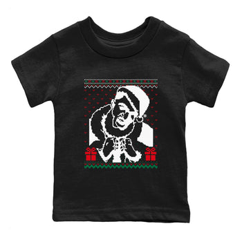 2s Christmas shirts to match jordans X Mas Gift Christmas Gangster Wrapper sneaker match tees Air Jordan 2 Retro Christmas match shoes to clothes SNRT Sneaker Tees Youth Baby Black 2 tee