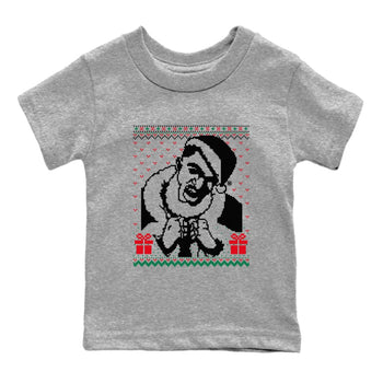 2s Christmas shirts to match jordans X Mas Gift Christmas Gangster Wrapper sneaker match tees Air Jordan 2 Retro Christmas match shoes to clothes SNRT Sneaker Tees Youth Baby Heather Grey 2 tee