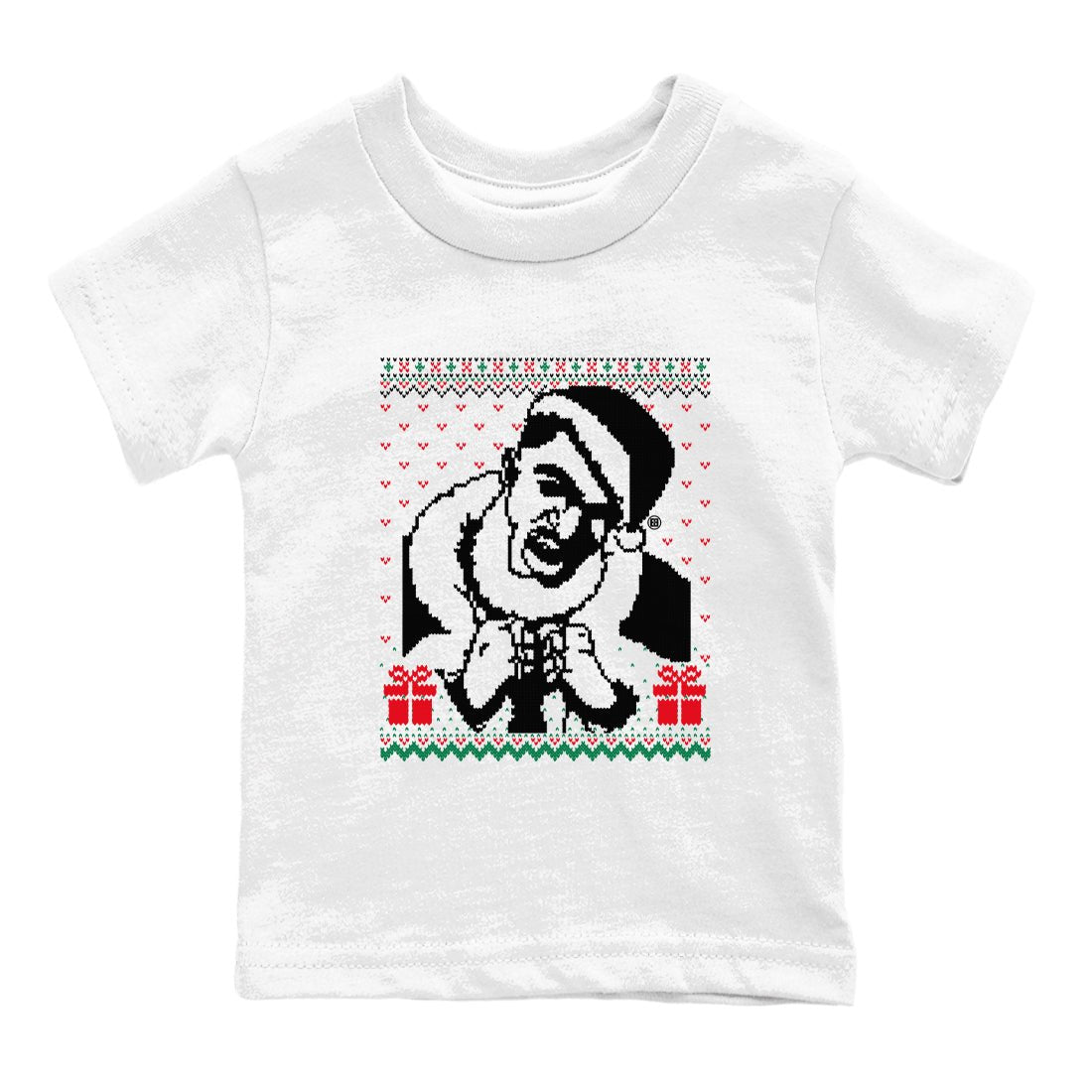 2s Christmas shirts to match jordans X Mas Gift Christmas Gangster Wrapper sneaker match tees Air Jordan 2 Retro Christmas match shoes to clothes SNRT Sneaker Tees Youth Baby White 2 tee