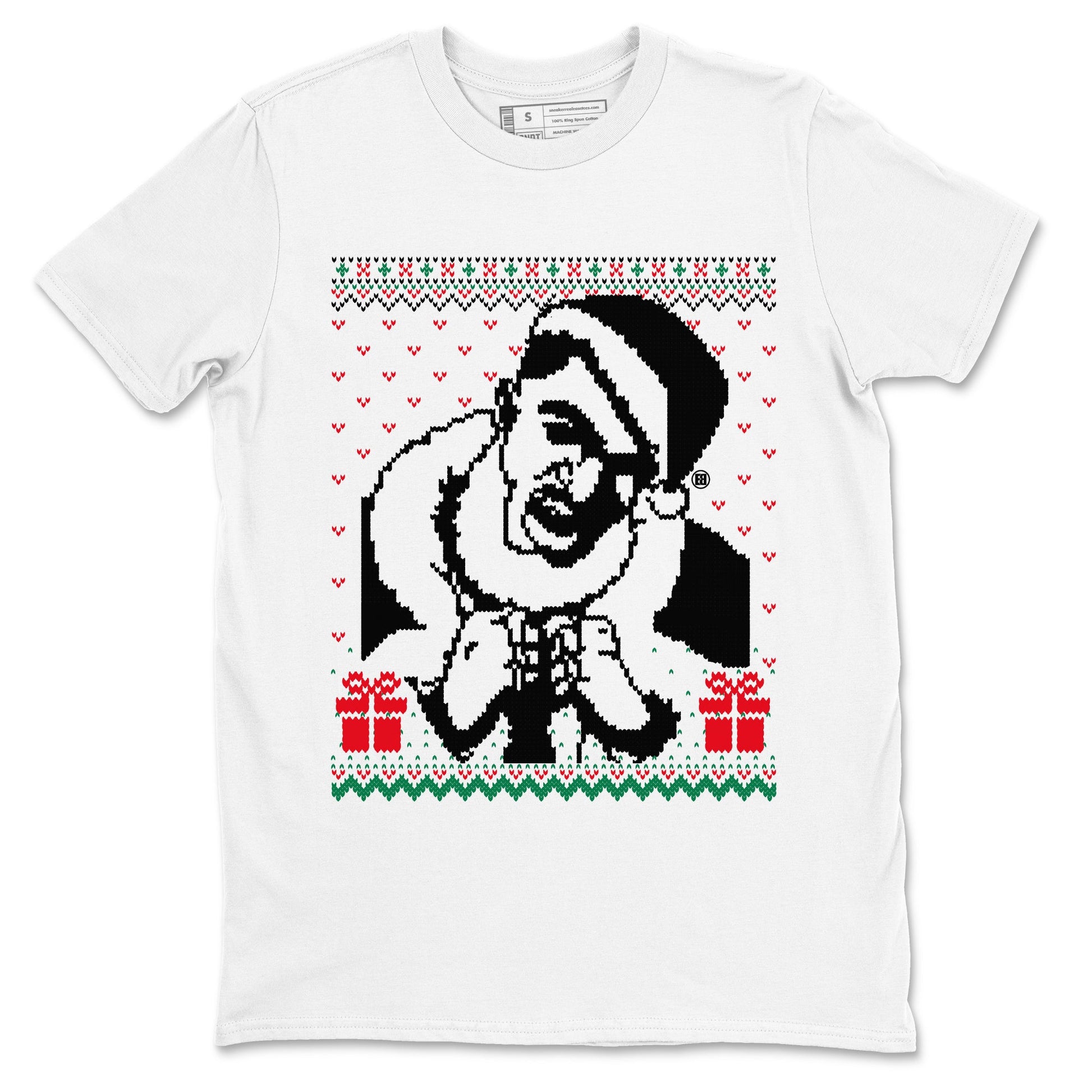 2s Christmas shirts to match jordans X Mas Gift Christmas Gangster Wrapper sneaker match tees Air Jordan 2 Retro Christmas match shoes to clothes SNRT Sneaker Tees unisex cotton White 2 shirts