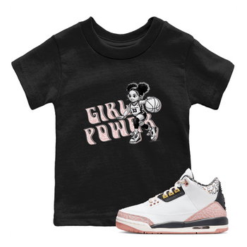 Air Jordan 3 Vintage Floral shirt to match jordans Girl Power sneaker tees Air Jordan 3 GS Vintage Floral SNRT sneaker release tees baby toddler Black 1 cotton Shirt